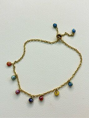 Evil eye charm bracelet